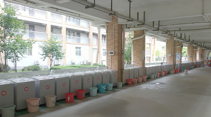 好評(píng)度高！江門一中學(xué)校又雙叒續(xù)單金環(huán)電器共享洗衣機(jī)