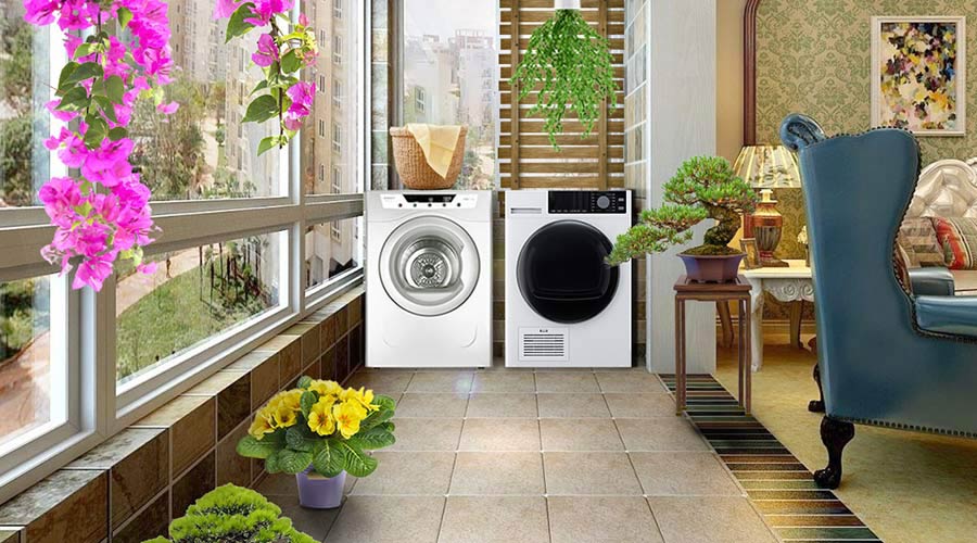 家居陽臺晾曬衣物不干怎么辦，衣物烘干機來解決！