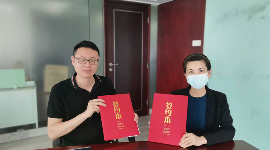 祝賀！金環(huán)電器與寧波某品牌電商客戶再次合作，簽約成功！