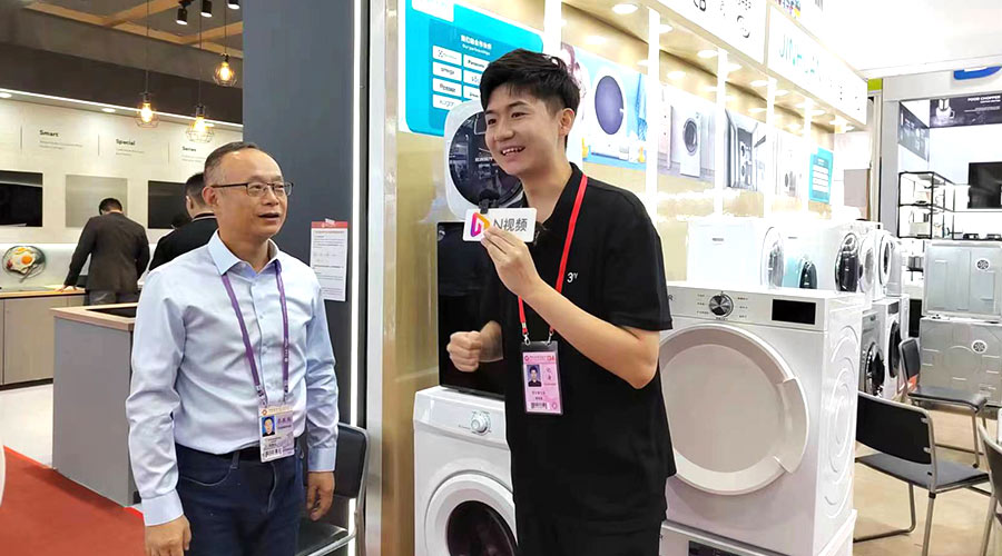 廣交會熱點！央視、新華網(wǎng)等媒體聚焦金環(huán)電器滾筒干衣機
